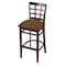 Holland Bar Stool Co 30" Bar Stool, Dark Cherry Finish, Rein Thatch Seat 313030DC026 - alternate 1